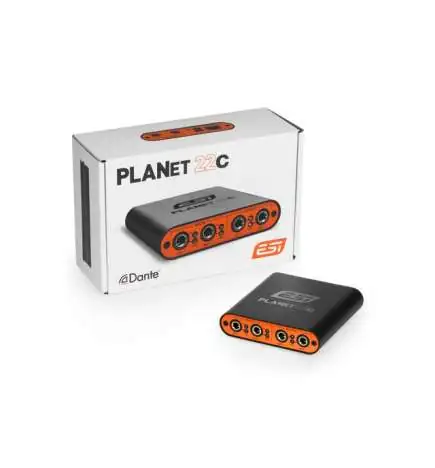 ESI Planet 22c Interface de Áudio Ethernet