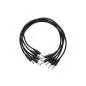 Erica Synths Patchkabel 30cm 5 Stück, schwarz