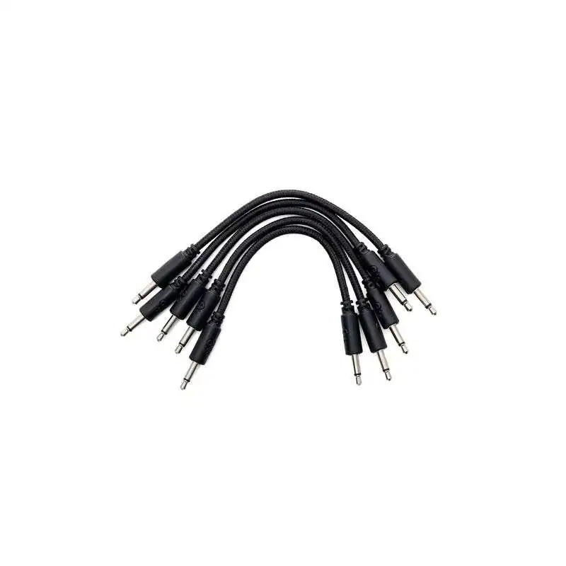 Erica Synths Patchkabel 10cm 5 Stück, schwarz