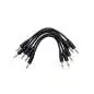 Erica Synths Patchkabel 10cm 5 Stück, schwarz