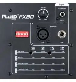 Fluid Audio FX80 V2 monitor da studio attivi