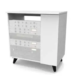 Glorious Modular Side Rack Weiß