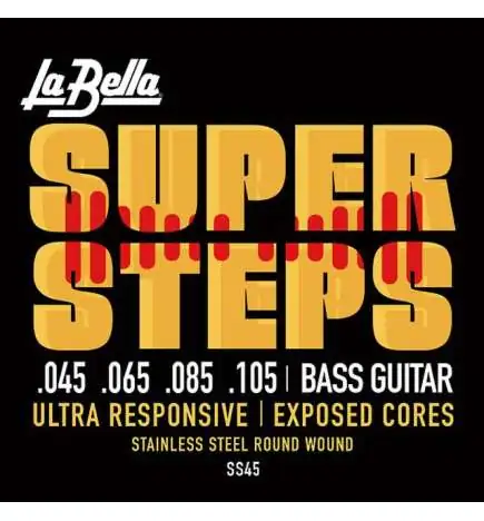 La Bella SS45 bas snaren 45-105 Super Steps