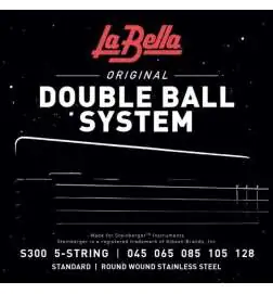 La Bella Bass Strings, 45-128,DoubleB 5 String Set