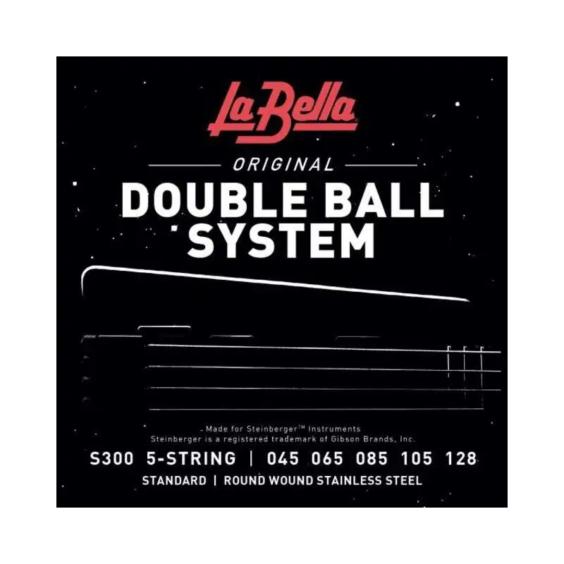 La Bella Bass Strings, 45-128,DoubleB 5 String Set