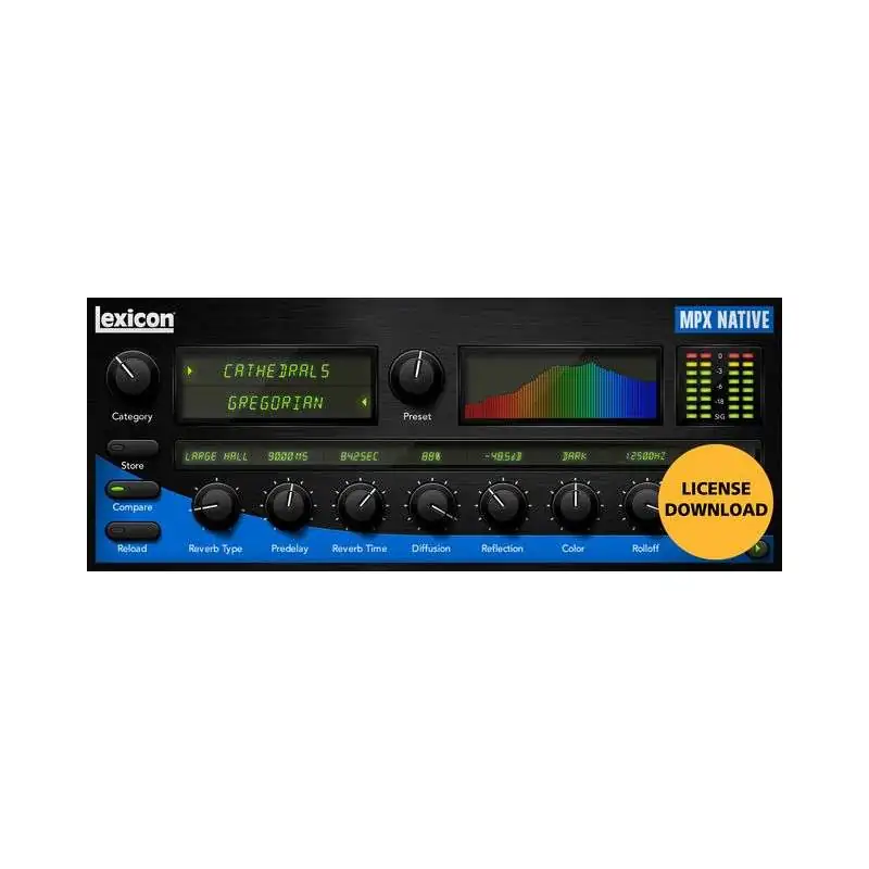 Lexicon MPX Native Reverb Efecto virtual