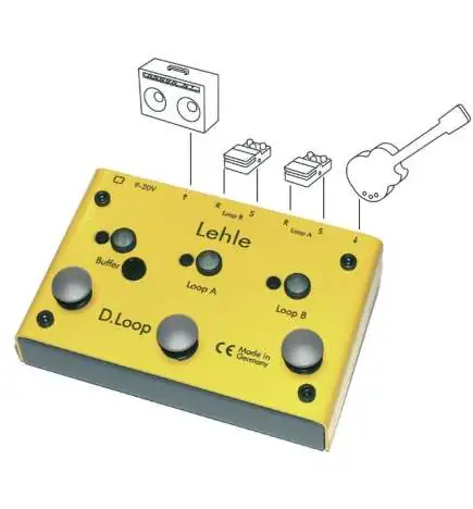 Lehle 1011 D.Loop SGOS Looper Conmutador