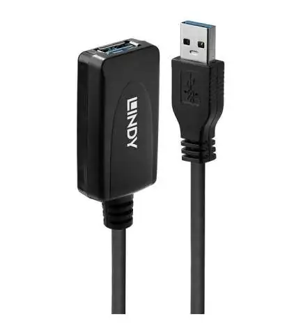 Lindy Extensión activa USB 3. 0 5 m