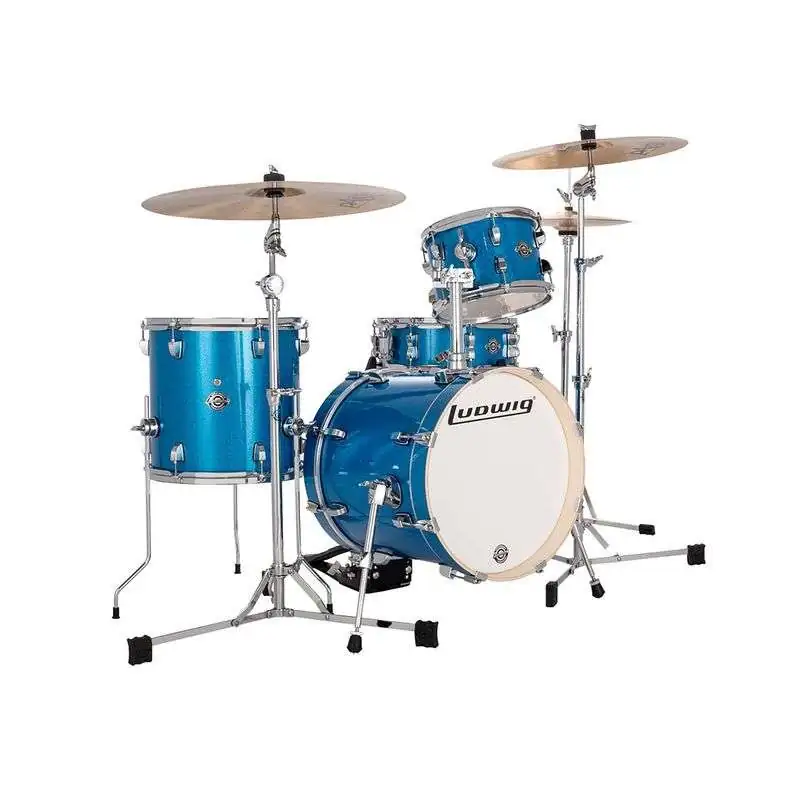 Ludwig LC2792 Breakbeats ShellSet Blue Sparkle
