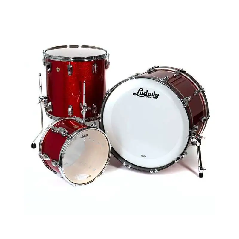 Ludwig Classic Maple Fab Shell Set Red Sparkle