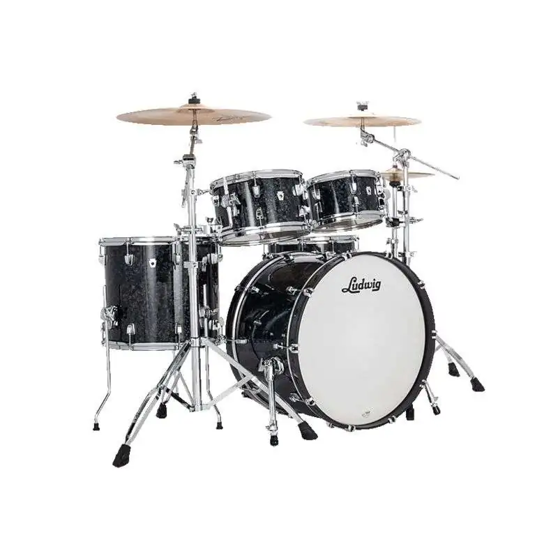 Ludwig Neusonic Shell Set MOD2 A8 Ebony Pearl