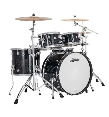 Ludwig Neusonic Shell Set MOD2 A8 Ebony Pearl