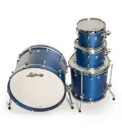 Ludwig Neusonic Shell Set MOD2 PB Satin Royal Blue