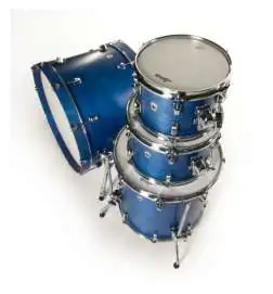 Ludwig Neusonic Shell Set MOD2 PB Satin Royal Blue