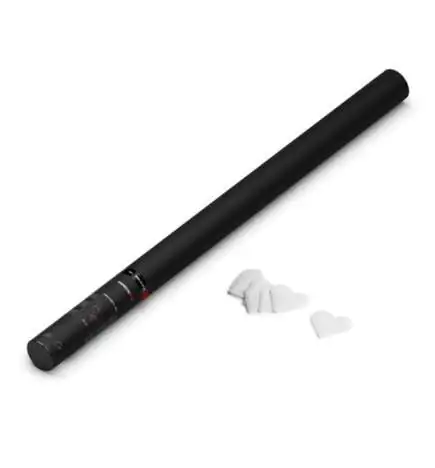 MagicFX Handheld Cannon 80cm Hearts Weiß