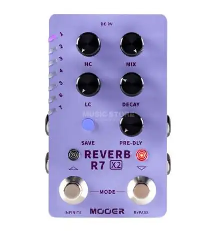 Mooer Audio R7 X2 Reverb