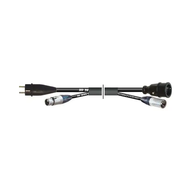 MTI Hybrid Cable Power/ NF 5m Schuko/AES 110 Ohm