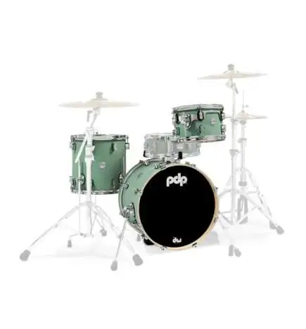 PDP Concept Maple Bop Shell Set Satin Seafoam