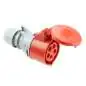 PCE Coupling CEE 16A 5pin Turbo Twist, red