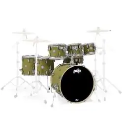 PDP Concept Maple CM7 Shell Set Satin Olive