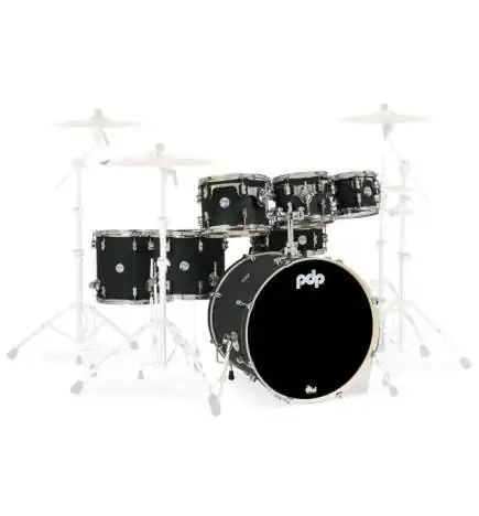 PDP Concept Maple CM7 Shell Set Satin Black