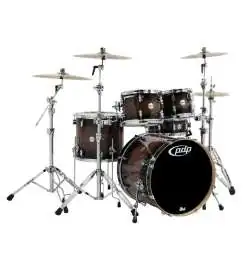 PDP Concept Exotic ShellSet, Walnut Charcoal Burst