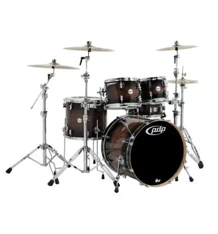 PDP Concept Exotic ShellSet, Walnut Charcoal Burst