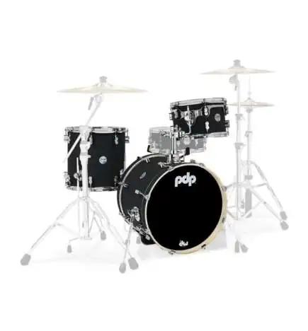 PDP Concept Maple Bop Shell Set Satin Black