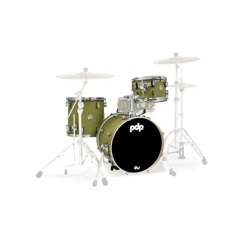 PDP Concept Maple Bop Shell Set Satin Olive
