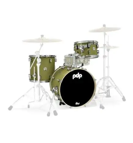 PDP Concept Maple Bop Shell Set Satin Olive