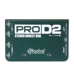 Radial Pro-D2 Full Range Stereo Passive Direct Box