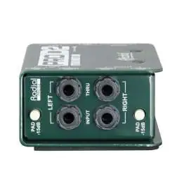 Radial Pro-D2 Full Range Stereo Passive Direct Box