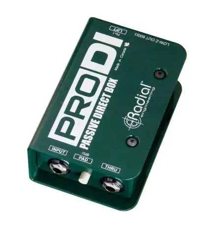 Radial Pro-DI passieve DI-Box