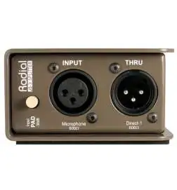 Radial JS-3 Splitter de micrófono