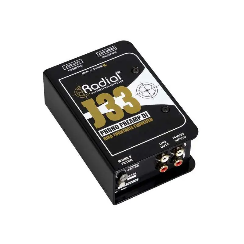 Radial J-33 Phono voorversterker Radial J-33 Phono voorversterker