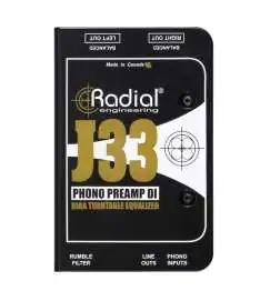 Radial J33 Turntable Pre-Amp and Direct Box