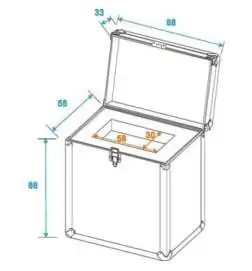 Roadinger Zigaretten Case schwarz