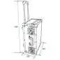Roadinger Universal-Koffer-Case mit Trolley