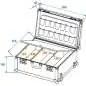 Roadinger Universal-Koffer-Case mit Trolley