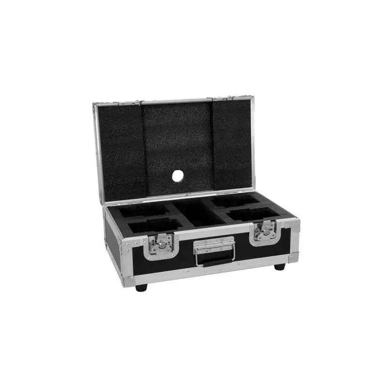 Roadinger Flightcase 4x AKKU Dot 1