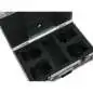 Roadinger Flightcase 4x AKKU Dot 1