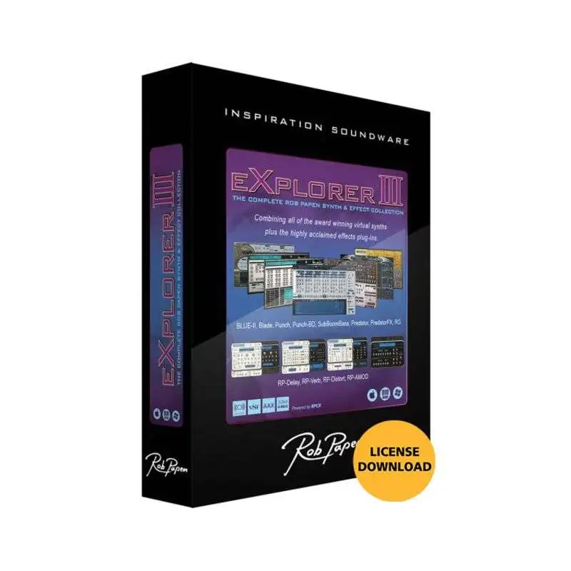 Rob Papen eXplorer III Upgrade License Code VST Licencja