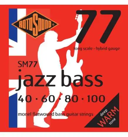 Rotosound Bass Strings 40-100 Flatwound