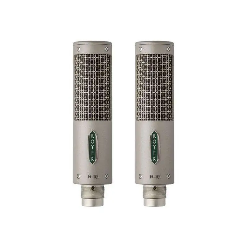 Royer R-10 Matched Pair (Nickle Powder Coat)