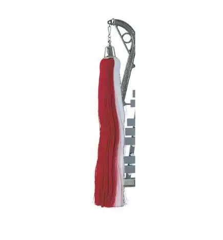 Sandner Queue Lyre, rouge-blanc, cloche chromée