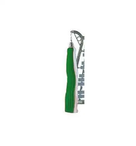 Sandner Queue Lyre, vert-blanc, cloche chromée