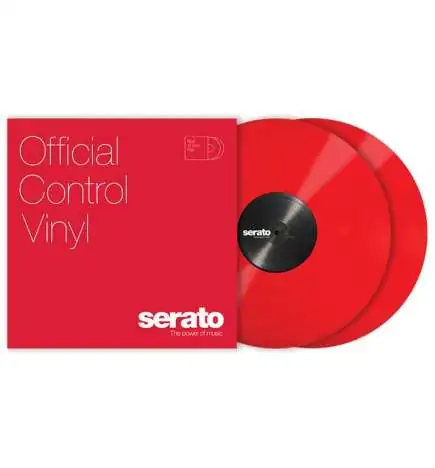Serato Performance Control Vinyl Vermelho (Par)