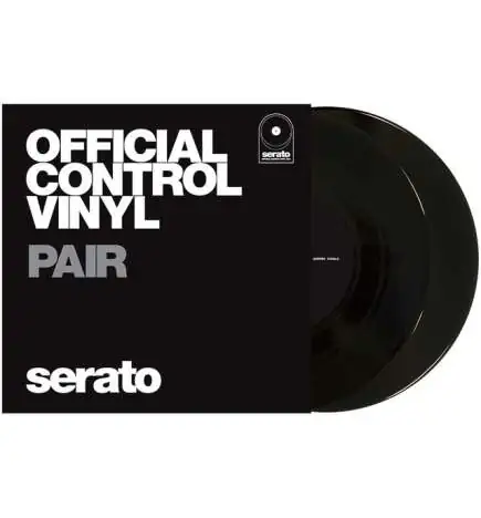 Serato 7 Performance Series Control Vinyl x2 (Black)