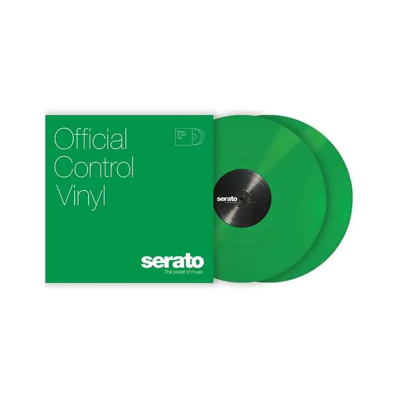 Serato Performance Control Vinyl verde (par)
