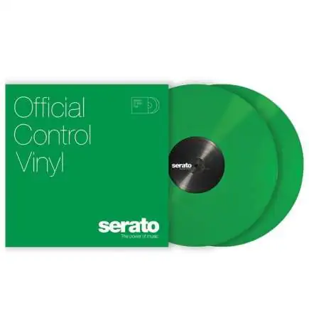 Serato Performance Control Vinyl verde (par)